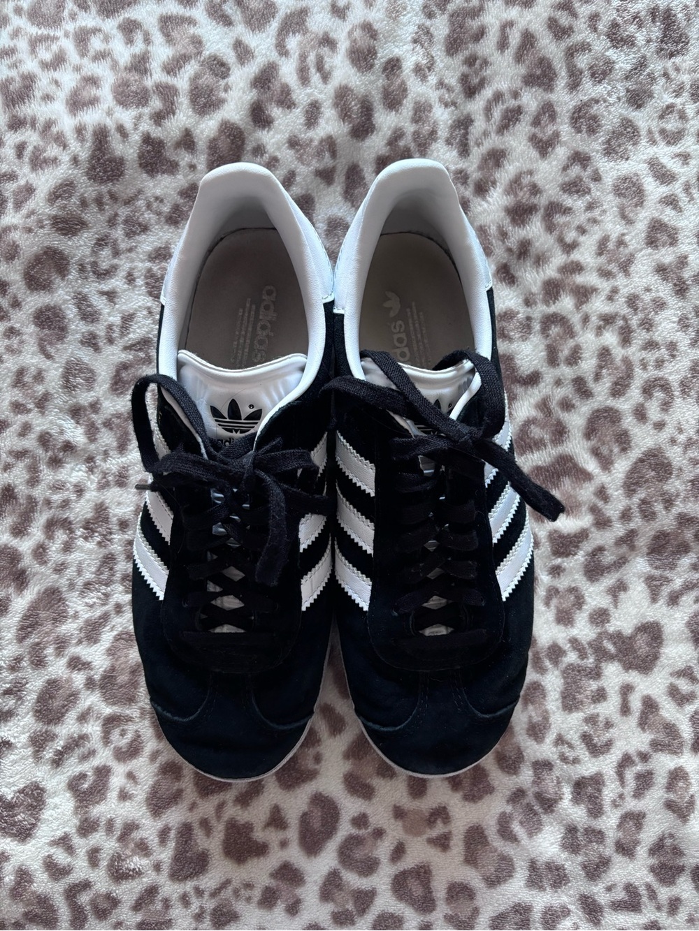 adidas Black and White Women's Classic Suede Sneakers